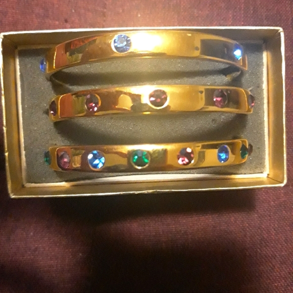 Bangle Bracelets set of 3 - Picture 3 of 4
